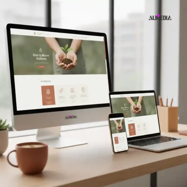 Mehrseitige Website Balance