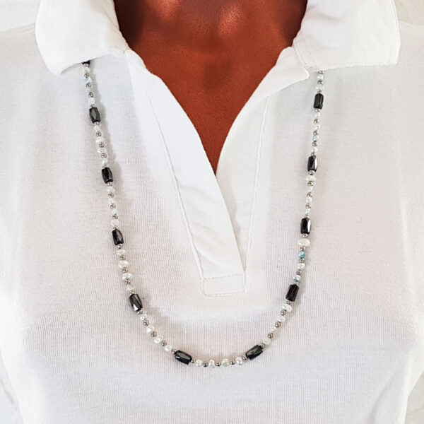 Multi Magnetkette Keshi White